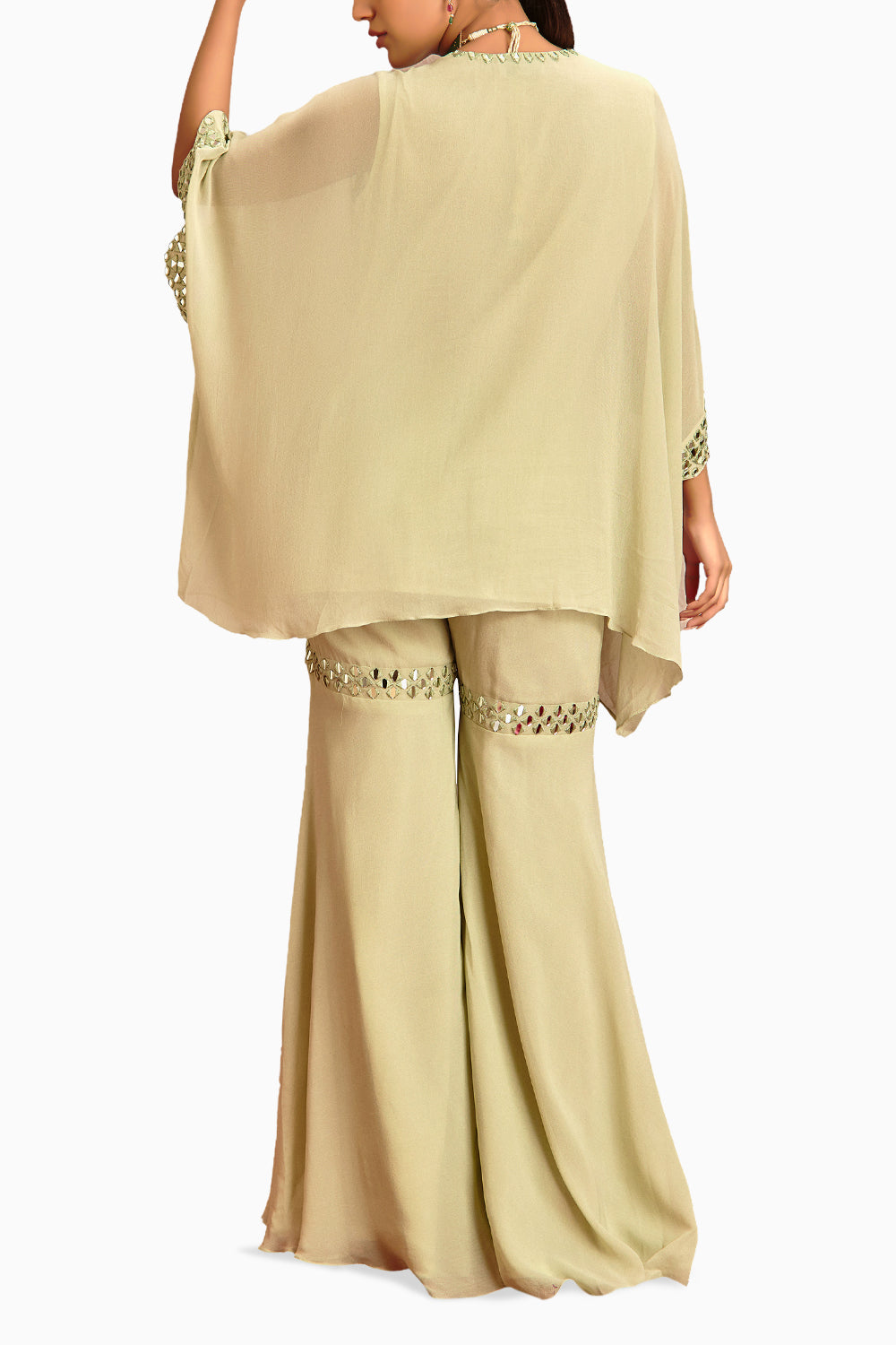 Naina Pastel Green Sharara Set