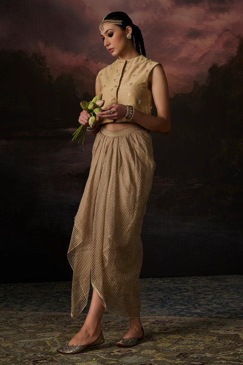 Nari Gold Skirt