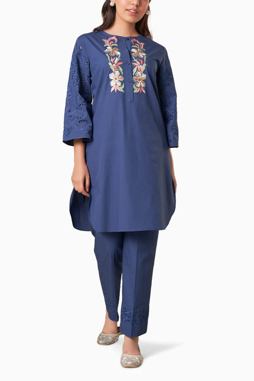 Navya Blue Kurta Set