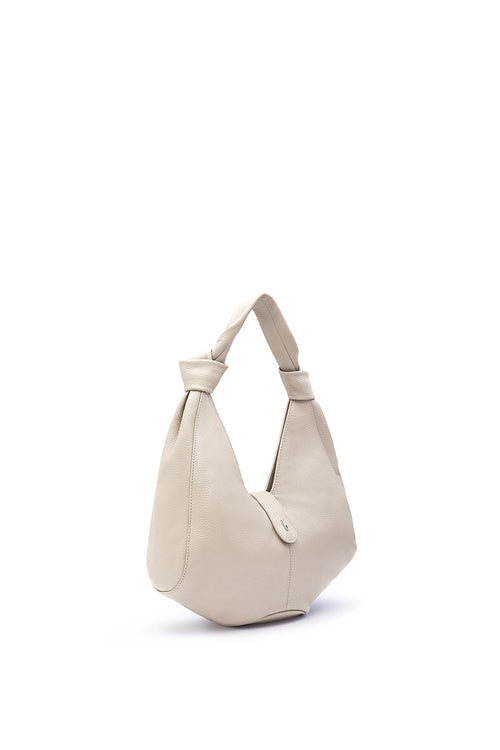 Nelli Bone Pebble Hobo Bag