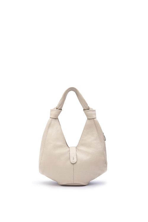 Nelli Black Pebble Hobo Bag