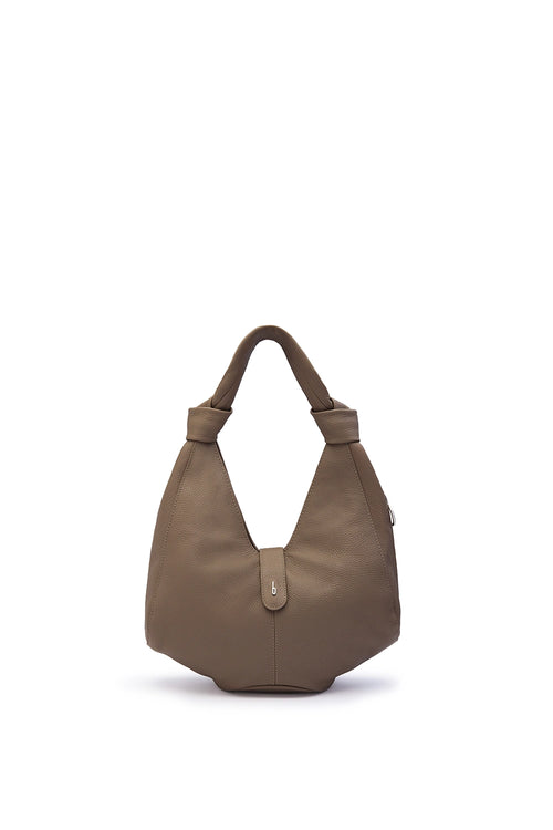 Nelli Black Pebble Hobo Bag