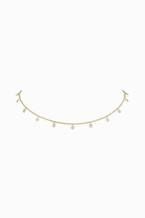 Round Collar Diamond Necklace