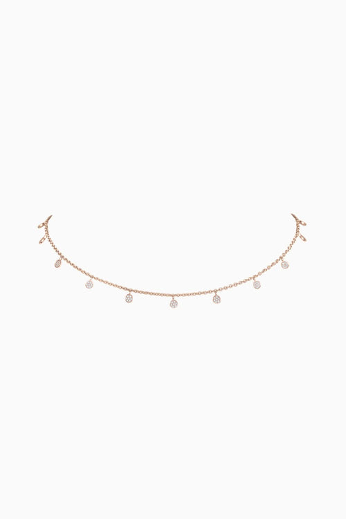Round Collar Diamond Necklace