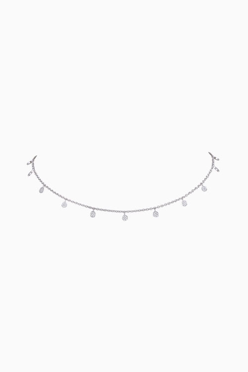 Round Collar Diamond Necklace