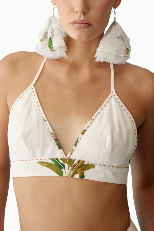 Off-White Banana Tree Applique Co-ord Sets