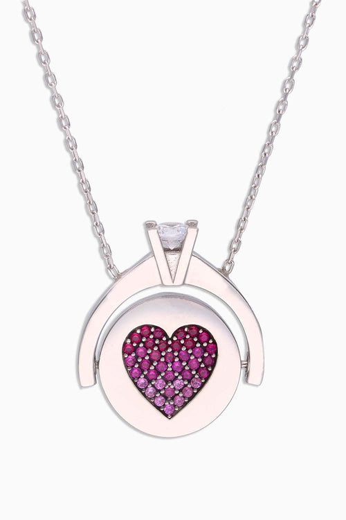 A Beautiful Ode Of Love Casual Silver Chain Necklace