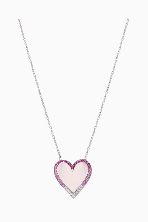 A Heartful Love Symphony Casual Silver Chain Necklace
