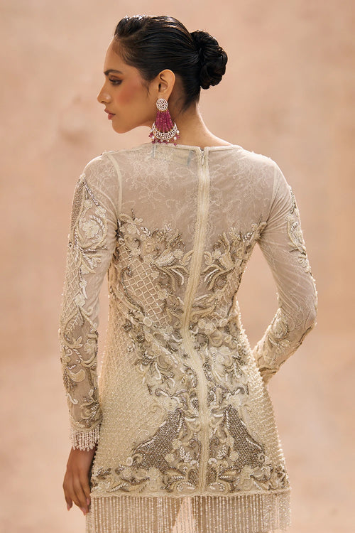 Civi Ivory A-Line Kurta Set