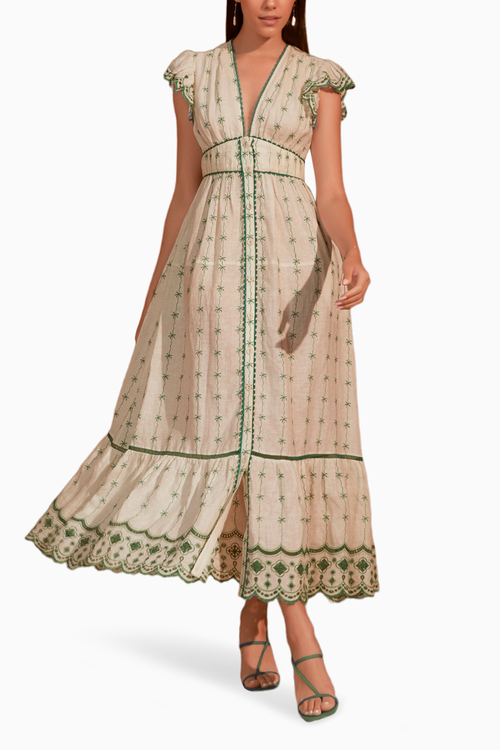 White Estella Maxi Dress