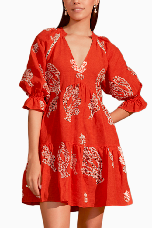 Tangerine Sofia Mini Dress