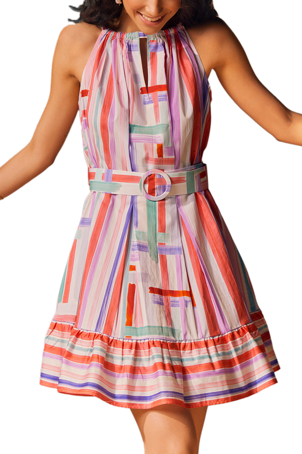 Amaal Mini Barcode Dress