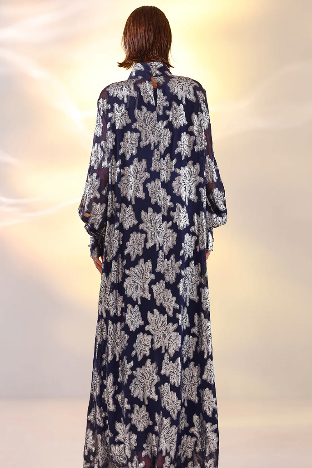 Navy Blue Kaftan