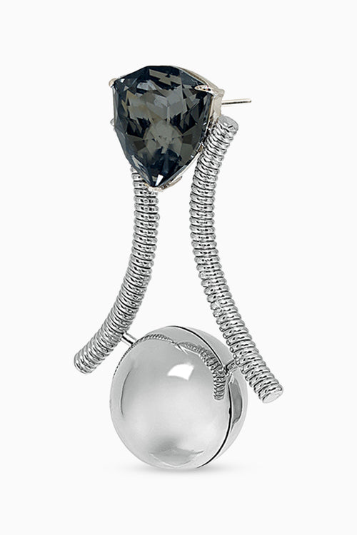 Aster Gemstone Silver Earrings