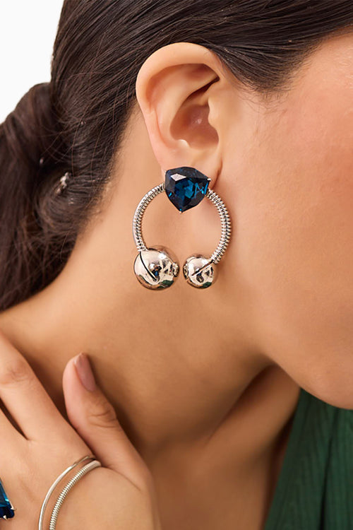 Azalea Blue Gemstone Earrings