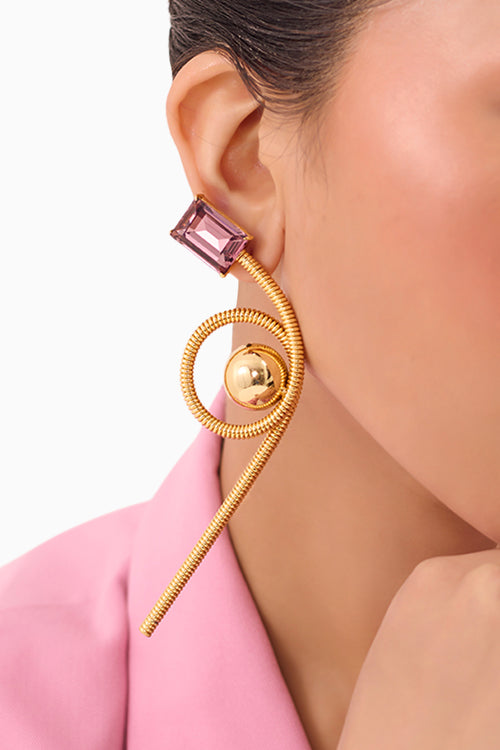 Lily Gemstone Earrings