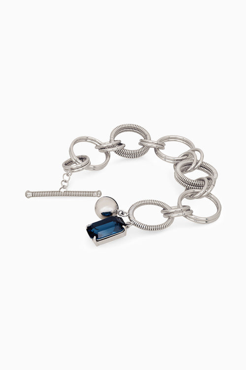 Alyssa Charm Silver Bracelet