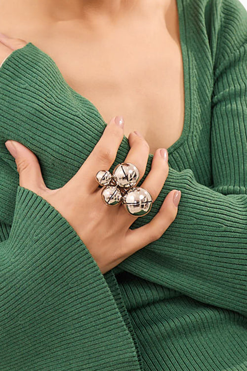 Montreal Cluster Silver Ring