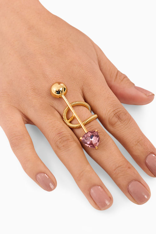 Rose Gemstone Ring