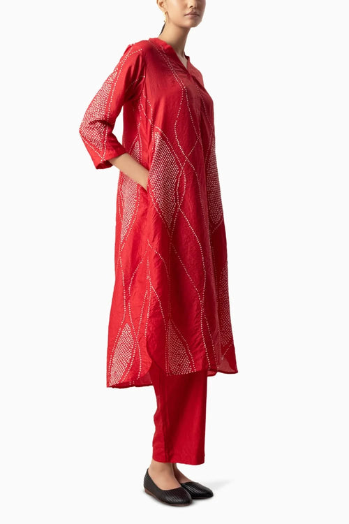 Red Maze Coord Set