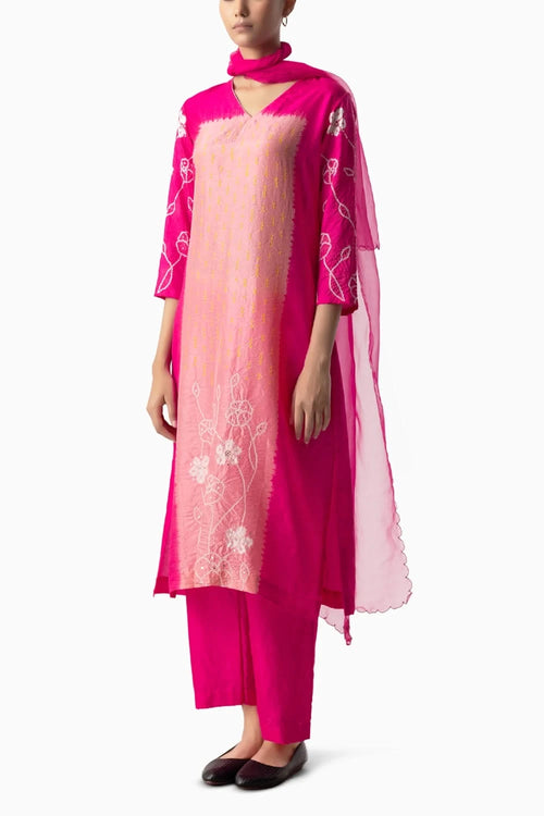 Peach Pink Mira Suit Set