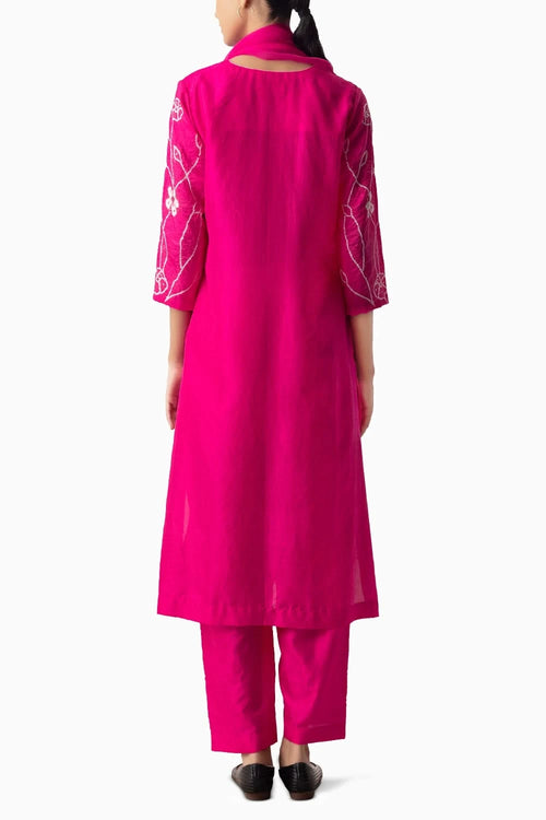 Peach Pink Mira Suit Set