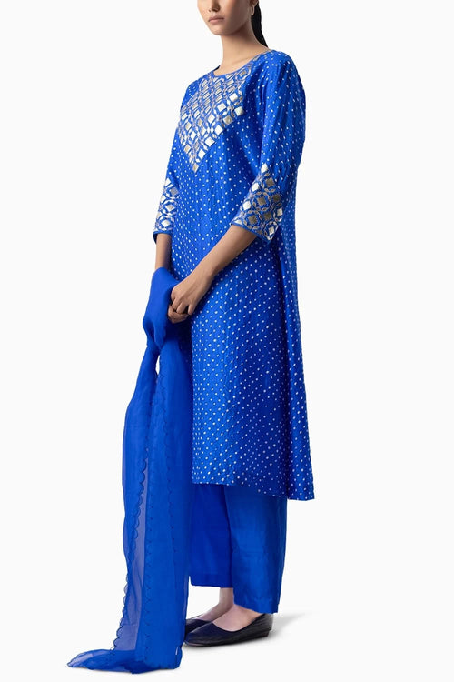 Blue Rafi Suit Set
