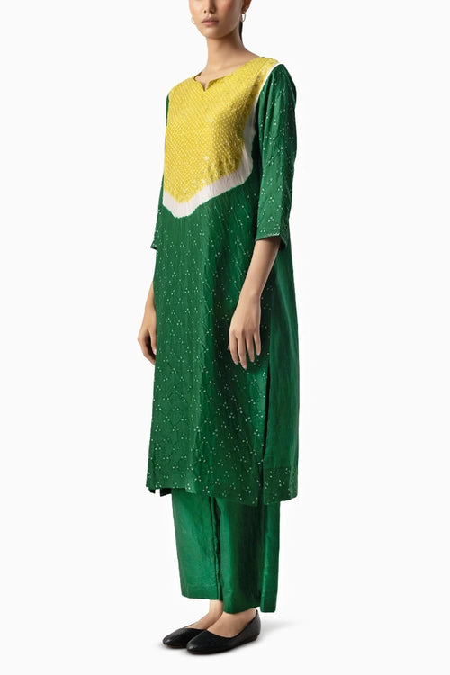 Green Siya Suit Set