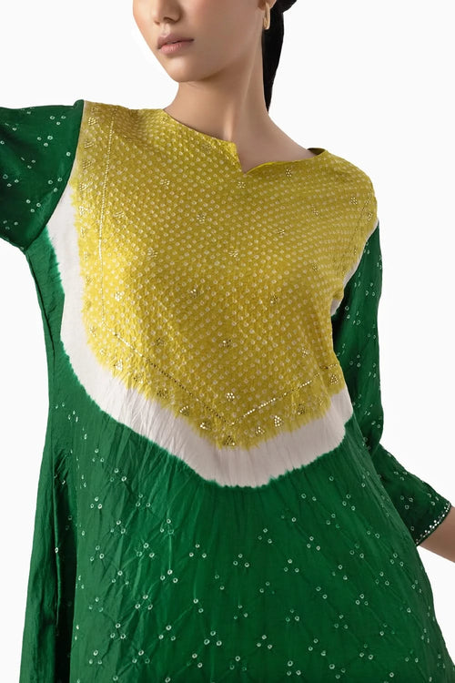 Green Siya Suit Set