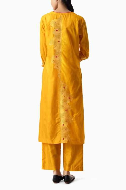 Yellow Rani Abstract Suit Set