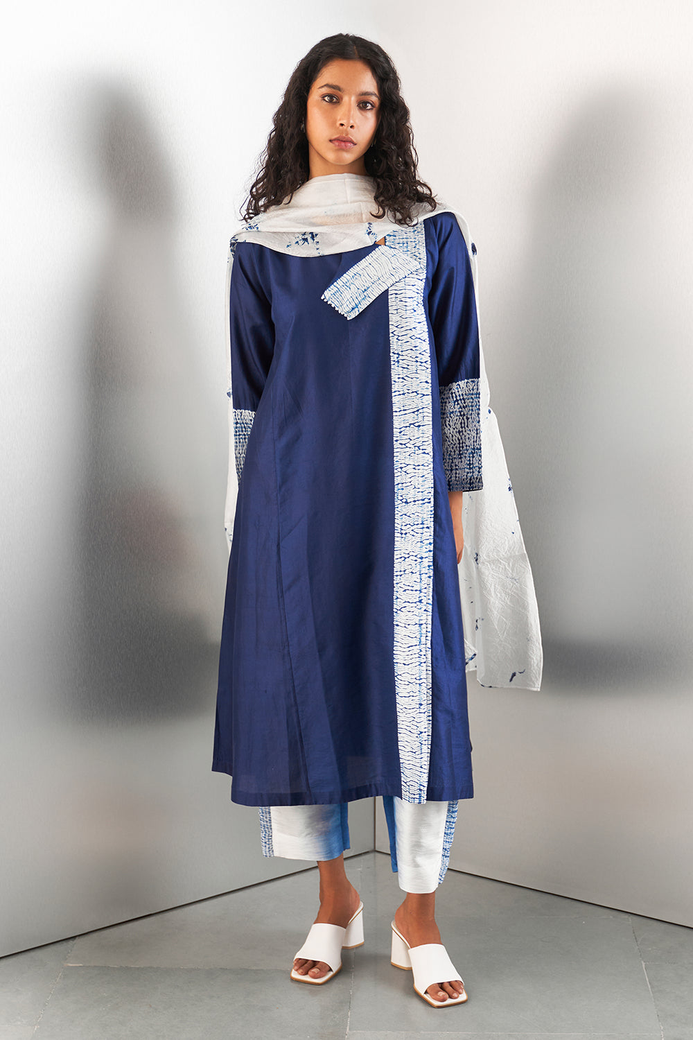 Navy Flow Kurta