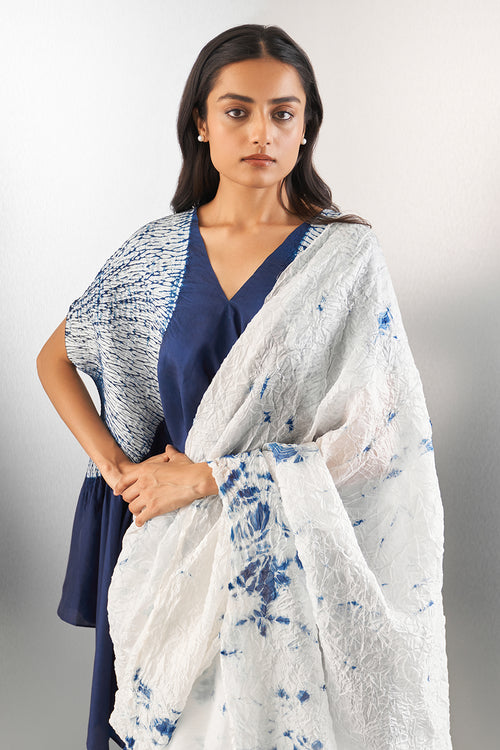 Navy Icicle Saree