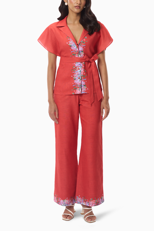 Zoella Short Sleeve Shirt and Trousers