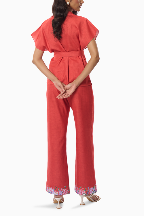 Zoella Short Sleeve Shirt and Trousers