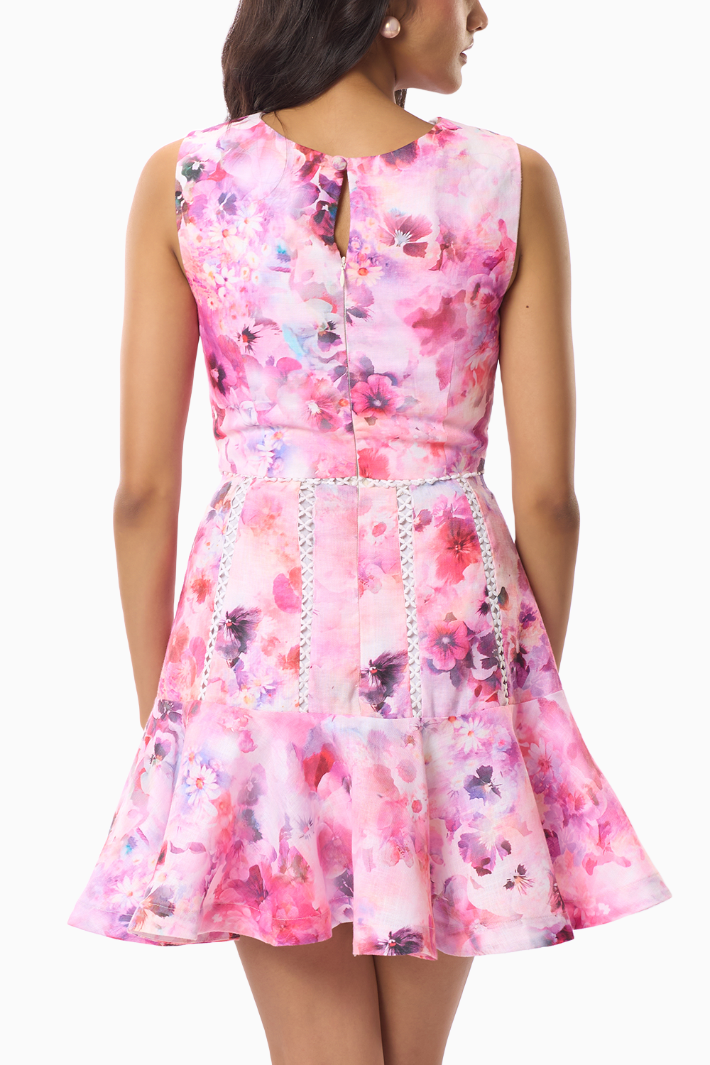 Serena Short Dress in Noelle Print