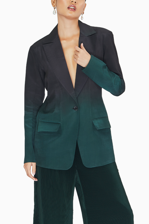 Emerald Ombre Blazer