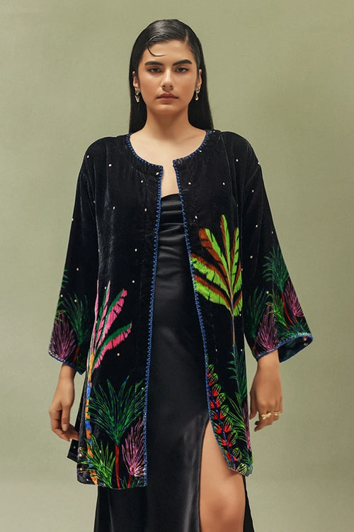 Demi Night Safari Poncho