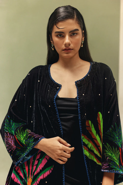 Demi Night Safari Poncho