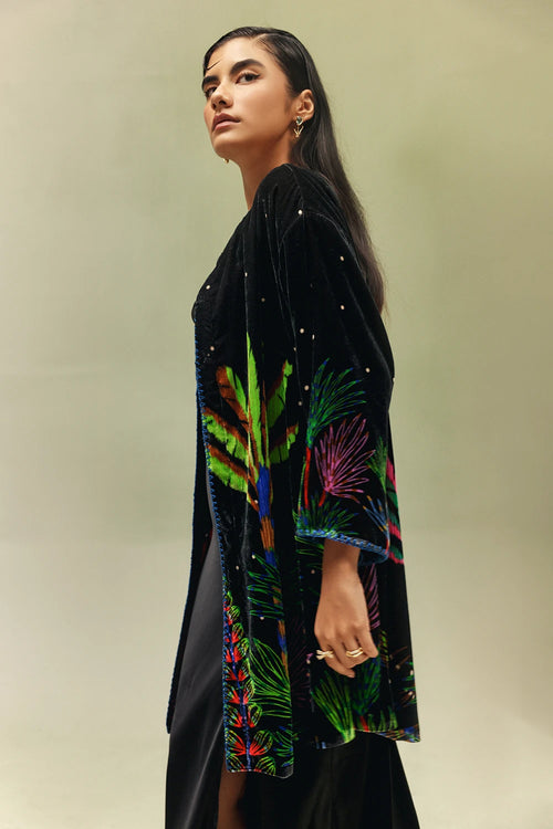 Demi Night Safari Poncho