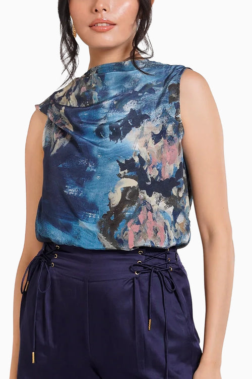 Nuri Scarf Top Set