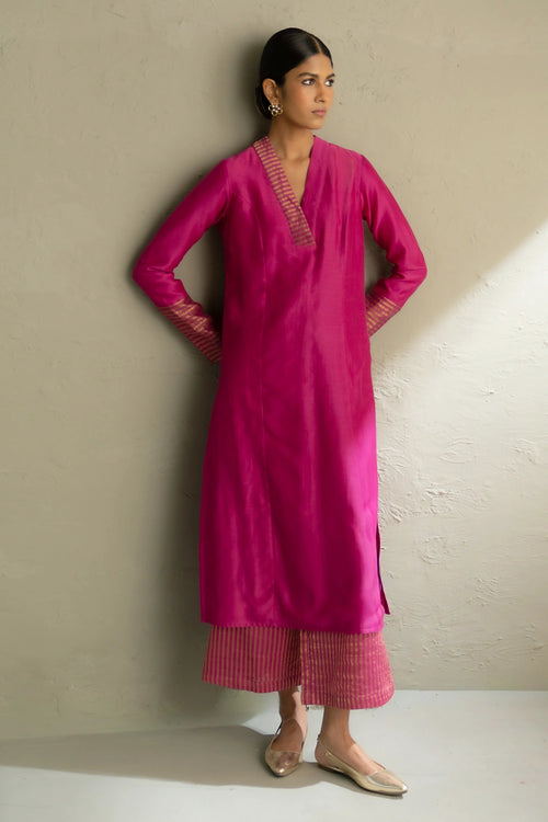 Ojas Fuschia Pink Kurta Set