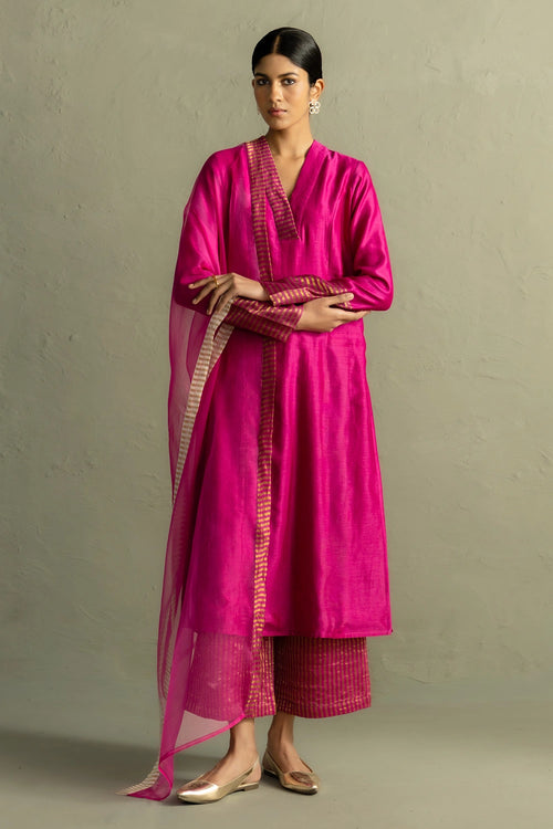 Ojas Fuschia Pink Kurta Set