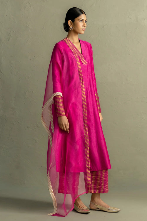Ojas Fuschia Pink Kurta Set