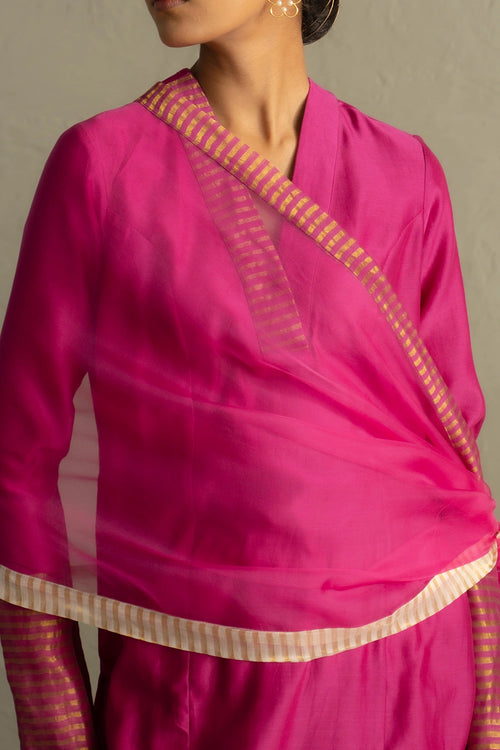 Ojas Fuschia Pink Kurta Set