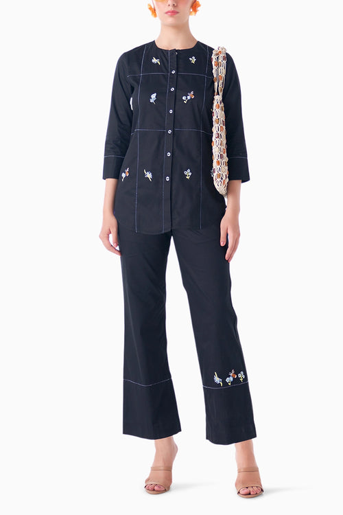 Black Fernoa Co-ord Set