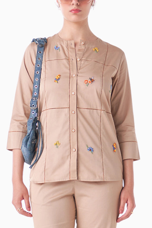 Khakhi Fernoa Shirt