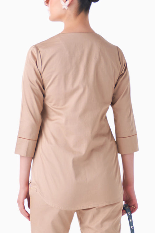 Khakhi Fernoa Shirt