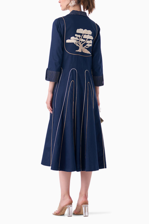 Navy Dawn Dress