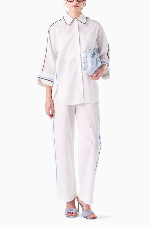 White Fein Co-ord Set