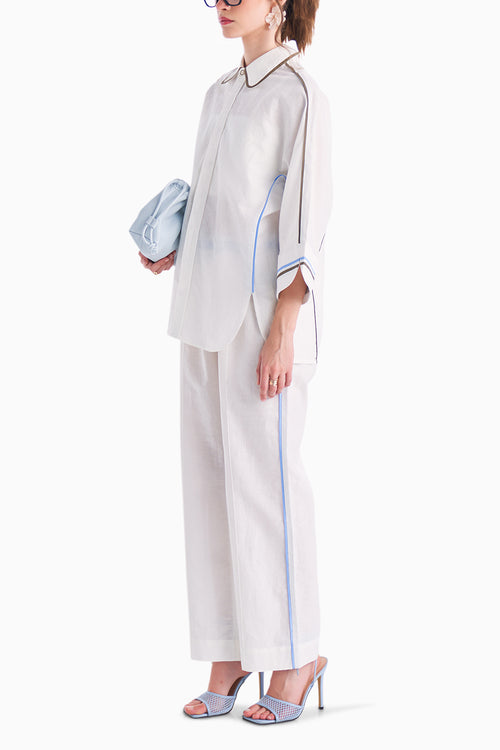 White Fein Co-ord Set
